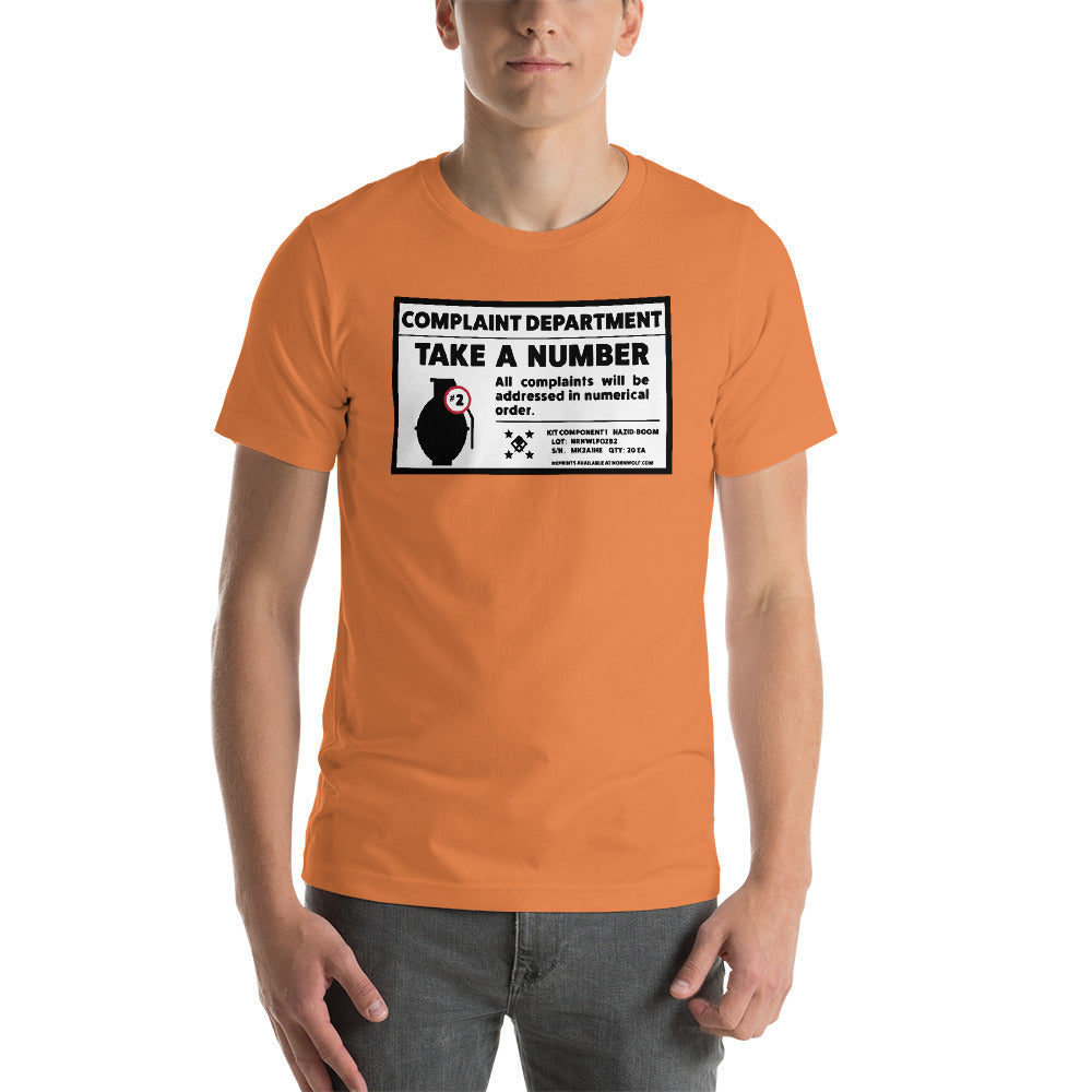 Nornwolf Complaint Dept Short-Sleeve Unisex T-Shirt