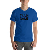 Customizable Softball Team Short-Sleeve Unisex T-Shirt