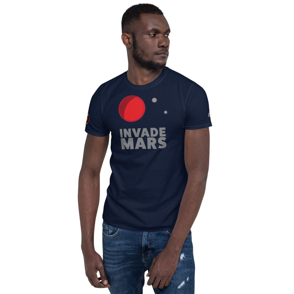 Invade Mars Short-Sleeve Unisex T-Shirt