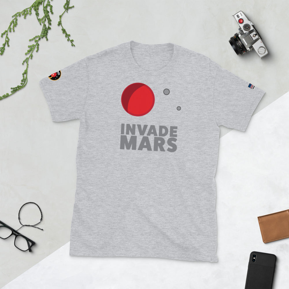 Invade Mars Short-Sleeve Unisex T-Shirt