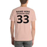 Customizable Softball Team Short-Sleeve Unisex T-Shirt