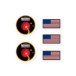 Mars Invasion Fleet USA Startup Kit Bubble-free stickers