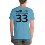 Customizable Softball Team Short-Sleeve Unisex T-Shirt