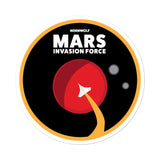 Mars Invasion Force One Big One Bubble-free stickers