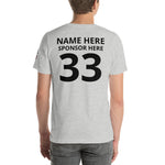 Customizable Softball Team Short-Sleeve Unisex T-Shirt