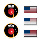 Mars Invasion Fleet USA Startup Kit Bubble-free stickers