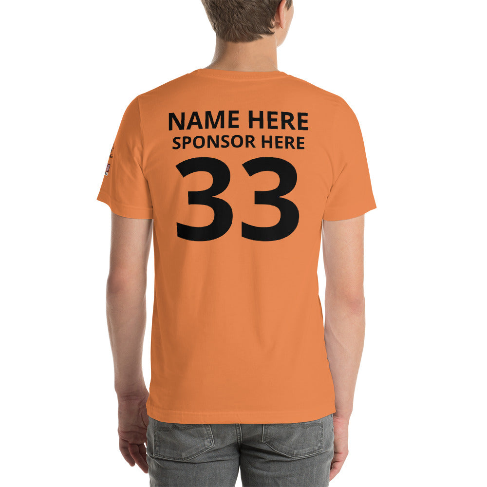 Customizable Softball Team Short-Sleeve Unisex T-Shirt