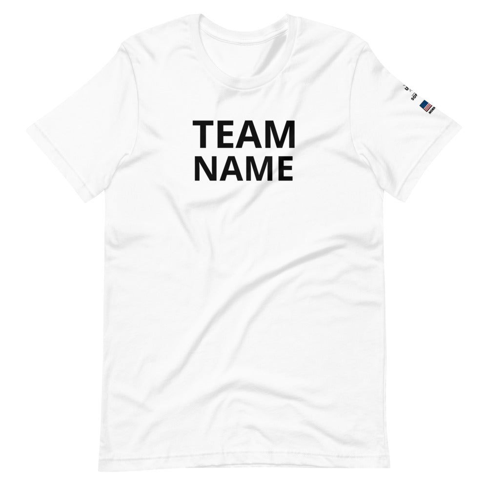 Customizable Softball Team Short-Sleeve Unisex T-Shirt