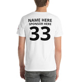 Customizable Softball Team Short-Sleeve Unisex T-Shirt