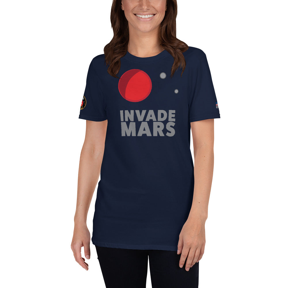 Invade Mars Short-Sleeve Unisex T-Shirt