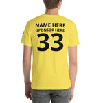 Customizable Softball Team Short-Sleeve Unisex T-Shirt