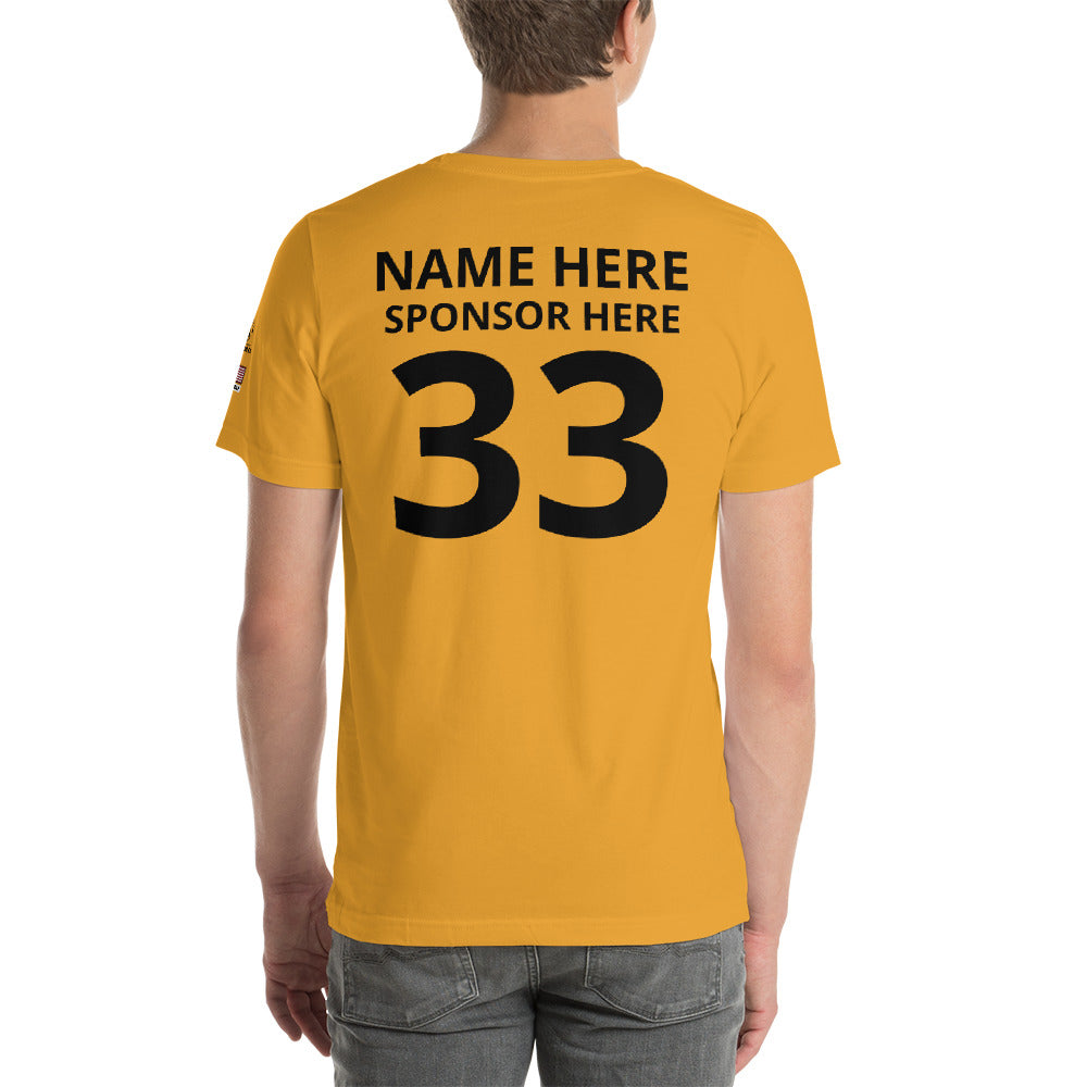 Customizable Softball Team Short-Sleeve Unisex T-Shirt