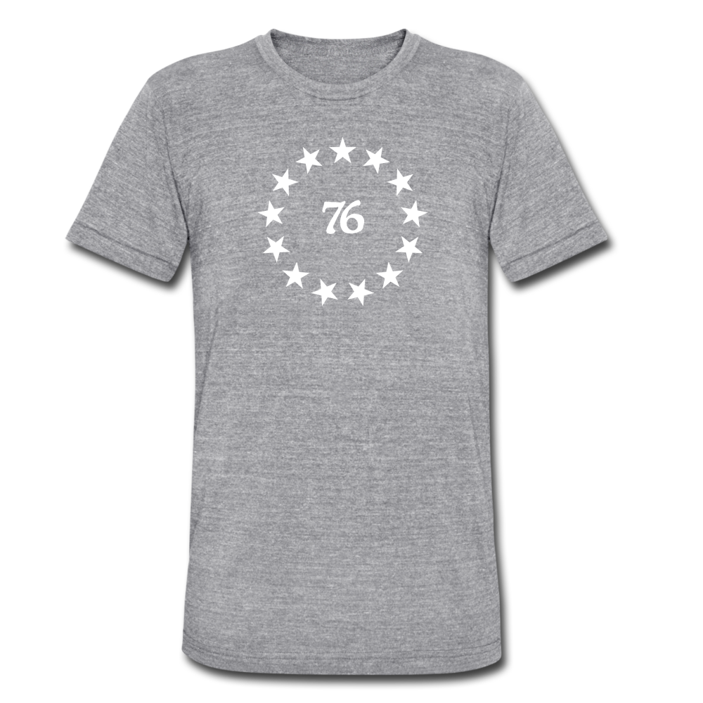 Betsy Ross 76 Unisex Tri-Blend T-Shirt - heather gray