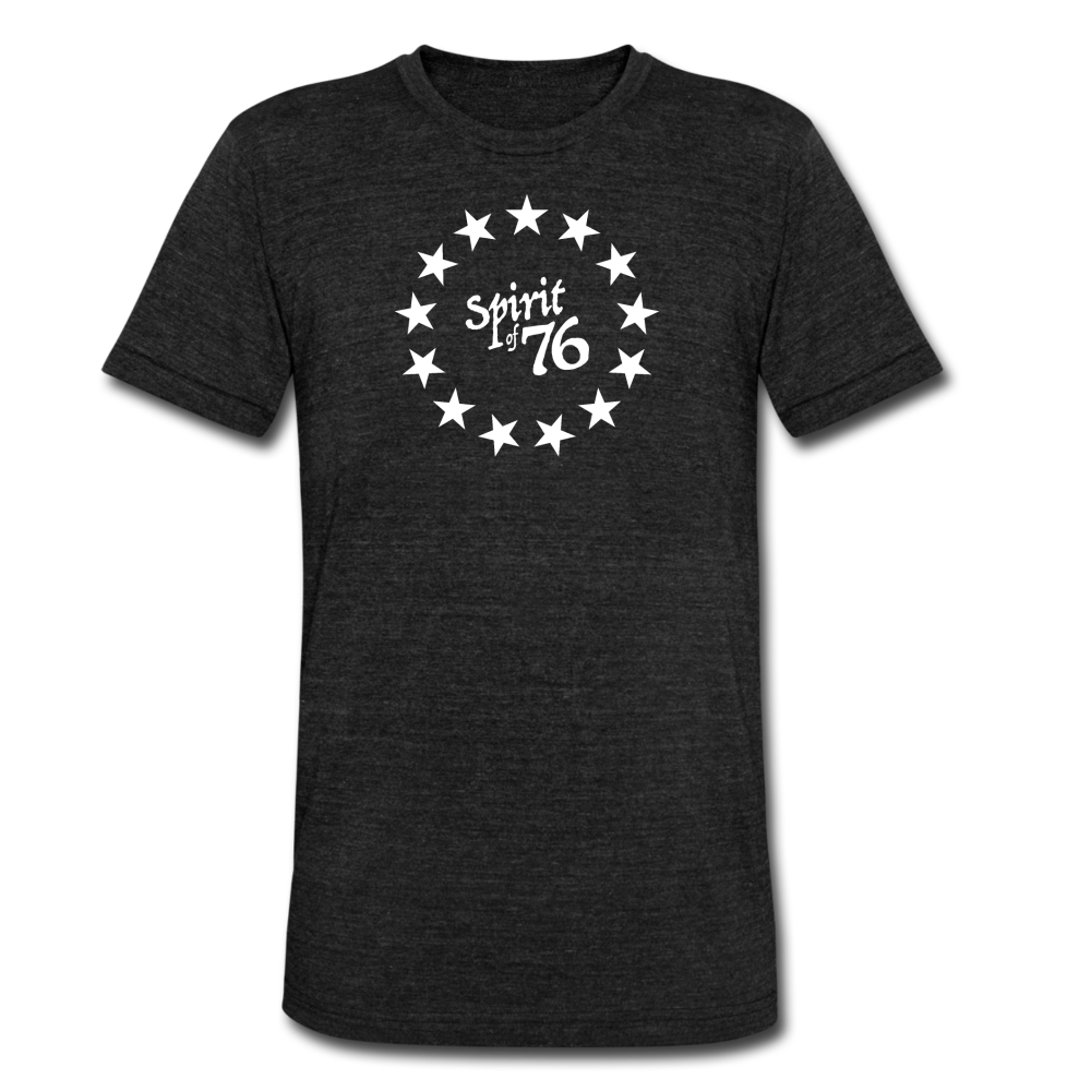 Spirit of 76 Unisex Tri-Blend T-Shirt - heather black