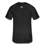 US Shield Fitted Cotton/Poly T-Shirt by Next Level - black