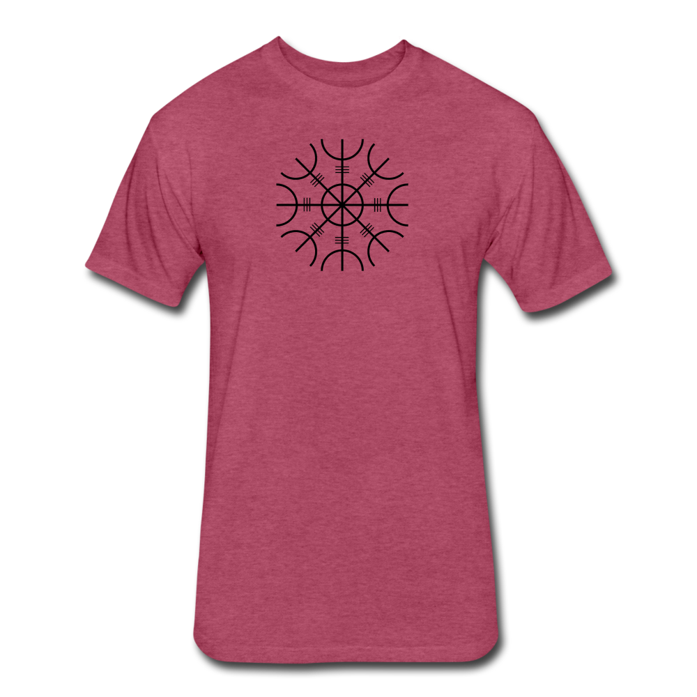 Helm of Awe T-Shirt - heather burgundy