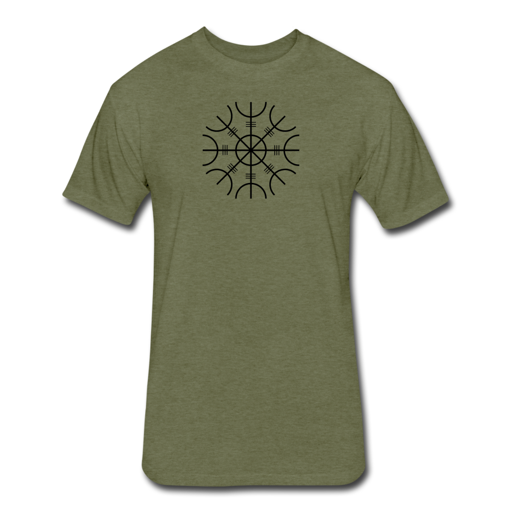 Helm of Awe T-Shirt - heather military green